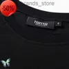 Men's T-Shirts Colorful Embroidery Trapstar Top Tee Men Women 100% Cotton Caual T-hirt Set W220809 23ss2