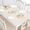 Table Cloth Easter Runner S Tulip 30x182cm / 11.81x71.65in Dresser Scarf Topper For Home