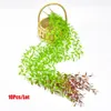 Decorative Flowers 10pcs/Lot Artificial Rattan Wall Hanging Willow Leaf Vine Simulation Green Plant Weeping Wicker Wedding Home Garden