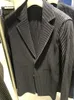 Giacche da uomo Miyake Giacca da uomo plissettata Cappotti Basic Drape Casual Simple Button Blazer neri 230223