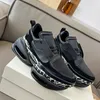 23SS Heren Sneakers Fashion Casual Sports Shoes Dik Sole Plate-Forme Black Print Designer Luxe schoenen Metalen Decoratieve zool met originele doosmaat 35-46