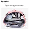 Duffel Bags Tinyat Büyük Kapasite Kadın Seyahat Çantası Gündelik Hafta Sonu Sırt Çantası Bayanlar Spor Yoga Bagaj Çok Fonksiyon Crossbody 230223