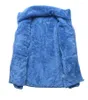 Kvinnans jackor 2023 Autumn Winter Women's Double-Sided Coral Velvet Jacket Cardigan Warm Top Plus Size Short Outerwear Hand Fleece
