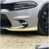 Paraurti 1 paio Auto Paraurti anteriore Splitter Labbro Deflettore Labbra Diffusore Protezione spoiler per Dodge Charger Srt Scat Pack Drop Deliver Dhhsx