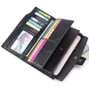 Wallets Mens Wallet Genuine Leather Luxury Vintage 2023 Brand Top Cowhide Phone Bag Handy Coin