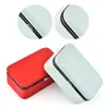 Jewelry Pouches Box Portable With Makeup Mirror Earrings Grids Storage Travel Case Ring Bracelets Earring Necklace Holder