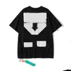 Luxury Classic Mens t Shirt Offs Brand Tops Tees Shirts Couple T-shirt Designer Men Women Cotton Sweatshirt Black White Arrow Badge T-shirts