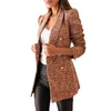Women's Suits Modern Women Blazer Washable Stylish Female Suit Jacket Ladies Coat Tailored Collar 5 Sizes For Outdoor