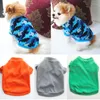 Vêtements pour chiens Vêtements pour animaux de compagnie à manches courtes T-shirt Petite chemise Mignon Doux Confortable Automne Hiver O Cou