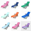 Filtar Beach Lounge Stol Handduk T￤cke Filt mjuk mikrofiber 2323 Lounger Handdukar t￤cker uteplats poolstolar t￤cker med sidofickor