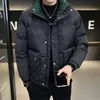 2023 Downs clássicos homens parkas moda designer de luxo marca jaqueta homem tendência inverno quente algodão jaquetas ao ar livre outwear casacos tamanho M-4XL