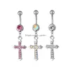 Navel Bell Button Rings D0153 Jewelry Ball Stone Belly Ring Mix Colors Drop Delivery Body Dhgarden Dhima