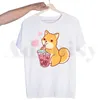 メンズTシャツバブルかわいい漫画ファッションカワイイグラフィックTシャツ夏夏のTシャツトップティーストリートウェアハラジュク面白い人の男性