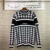 Herfst 2023 Europese high-end op maat gemaakte dames nieuwe hoogwaardige casual sweater letter vintage verdikte warme sweater sweater top S M L XL