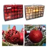 Party-Dekoration, 100 x Weihnachtskugel-Ornamente, Baum-dekorative, bruchsichere Hängedekorationen für festliches Feiertagsjahr, Innenjubiläum