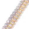 Dog Collars Jewelry For Dogs 13mm Diamond Rock Candy Chain Luxury Crystal Gold Shiny Metal Puppy Collar