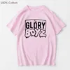 Herr t-skjortor hiphop tryckt bomullstshirts män kvinnor brev t-shirts keef kort ärm avslappnad koreansk stil tee-shirt