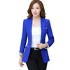 Ternos femininos Blazers Mulheres negras Blazer Blazers Lady Office Ter Suit Jackets Casaco de manga longa Slim Vintage Female Femme Jackets P261 230223