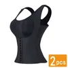 Women's Shapers Women Posture Corrector Bra Reducing Girdle Seamless Underwear Slimming Belly Sheath Cross Back Tank Tops Body Fitness Vest 230223