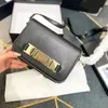 Velvet designer tassen schouderkoppeling flap bakken zakken liuding square tas dames luxe handtassen napa lederen kruis lichaam vrouw zwarte saffiano mode portemonnee met doos