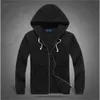 2024 herrjackor Polo Small Horse Hoodies Men Sweatshirt med en huva cardigan ytterkläder mode hoodie högkvalitativ ny styleypqs rörelse jvm668