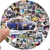 Car Stickers Waterproof 10/30/50/100Pcs Initial D Graffiti Decals Phone Bike Guitar Lage Laptop Cool Kid Toy Sticker Drop Delivery M Dhcqh