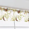 Gardin 3st Fashionabla gardiner Set Kitchen American Style Seating Casual Semi Sheer Valances for Windows