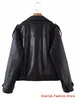 Jackets femininas Autumn Women Women Faux Leather Jacket Pu Motorcycle Biker Pink Coat Turndown Collar Collar Loose Streetwear Black Punk Outerwear 230222