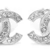 CHANNEL Stud perle diamant goutte boucles d'oreilles en or concepteur pour femme marque de mode ne se décolore pas boucles d'oreilles de mariage