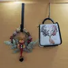 Party Decoration Wreath Hanger for Front Door - Halloween Christmas Easter Metal Over The Single Hook Ornament Y2302