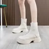 Botas AIYUQI Mujer Chelsea Cuero Genuino Moda Piel Invierno Mujer Cremallera Frontal Estilo Británico Corto 230223