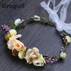 Haarclips Fashion Flower Series Pink Blue Rose Hairwear Bruidsmeisje Hoofdbanden Wedding Krans Accessoires Haarband Mooie