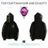 Shark Full-Zip Mens Mensies Hoodies Tiger Jacket Top Craftsmanship Designer Мужчины Женщины Harajuku Styliz