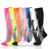 5PC Socks Hosiery New Harajuku Compression Stockings 2030 Mmhg Fit Pregnancy Varicose Veins Nursing Blood Circulation Adult Women Men Sport Socks Z0221