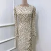 Etnik Giyim Kadınları 3D Çiçek Baskı Müslüman Zarif Akşam İslami Çiçekler Saman String Maxi Uzun Elbise