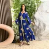 Ethnische Kleidung Rosa Robe Djellaba Femme Musulmane Kaftan Dubai Chiffon Abaya Türkei Islam Muslim Hijab Mode Maxikleid Abayas für Frauen