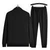 Men's Tracksuits Wholesale Autumn And Winter Sports Suit Jacket Long Pants Men's Cardigan Trousers Sweater Plus Size