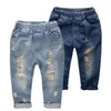 Jeans Garçons Jeans Pour Enfants Mode Garçon Denim Pantalon Enfants Vêtements Enfants Jeans Trou Mode Garçon Pantalon 230223