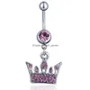 Navel Bell -knop Ringen D0660 Duidelijke kleuren Nipple Ring Drop levering sieraden Body Dhgarden Dhozw