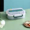 Dinware sets Magnetrowavable rechthoekig rooster lekken voor studenten kantoormedewerkers bento box containers lunch kinderen