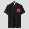 Paul Authentic Summer Pearl Mercerized Cotton Men's Polo Shirt Letter Brodery Casual Solid Hort Hyls T-Shirt M-XXXXL