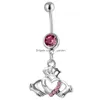 Nombril Bell Button Rings D0547 Belly Ring Mix Colors Drop Delivery Jewelry Body Dhgarden Dhzig