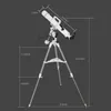 Maxvision 80/900 télescope astronomique professionnel observation des étoiles 80mm x900 haute puissance espace profond espace d'observation des étoiles