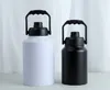 One Gallon Insulated Water Bottle 128oz Vacuum Double-Walled Flask Water Jug Keep Drinking Hot and Cold for Travel Hiking Camping Sports DIY