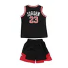Giyim Setleri 17 Erkek ve Kız Basketbol Giysileri Spor Takım Kıyafet Şort Bebek Yaz Çocuk Suit262l Damla Teslimat Çocukları Maternit DHTX9