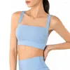 Roupa de ioga colete sutiã esportivo de alto suporte sexy nas costas roupas íntimas esportivas fitness feminina regata de corrida à prova de choque para academia espartilho