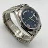 Men's watch Cal 2823 40MM waterproof 50M M228239 blue dial Roman digital mechanical automatic designer gift belt original box286g