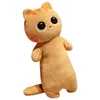 Cat Rich Plush Doll Gatti grandi Peluche Cuscino per dormire Gattino Bambole Ragazza San Valentino Regalo di compleanno 51 pollici 130 cm DY10153