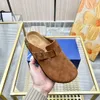 Designer Boston Slippers Cork Flat Slippers Head Pull Cork Slippers Beach Sandals Mayari Sandal Women Men Size36-45