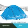 Tält och skyddsrum god kvalitet flytop dubbel lager 2 person 4 säsong aluminium stång utomhus camping tält totwind 2 plus med snödjol j230223